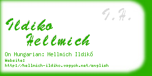 ildiko hellmich business card